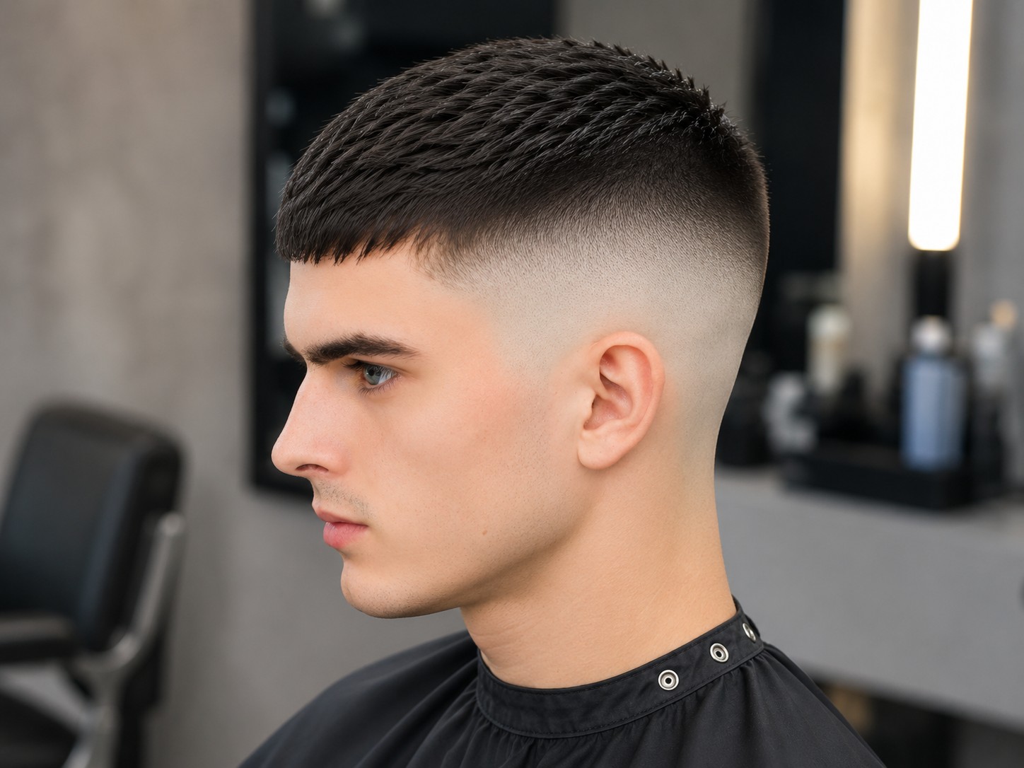 High fade haircut