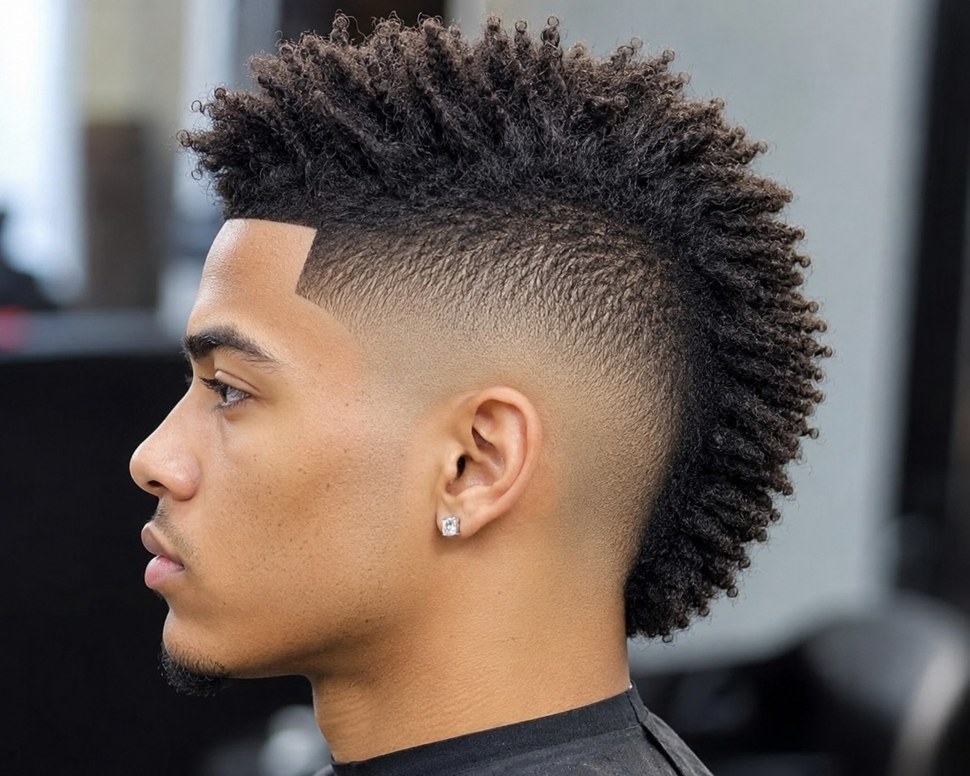 Mohawk fade haircut